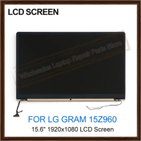 New Original 15.6" Full LCD Screen Assembly For LG Gram 15Z960 1920x1080 Laptop LCD Screen Display Gold White Replacement