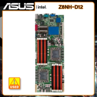 LGA 1366 Motherboard ASUS Z8NH-D12 Server Motherboard Intel 5500 6 x SATA II USB 2.0 96G ATX support intel Xeon 5500 cpus