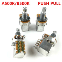 Alpha 500K 250K Audio Taper Push Pull Switch POT for Electric Guitar/Bass Potentiometer volume and tone controls A500K/B500K