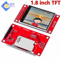LQY 1PCS 1.8 inch TFT LCD Module LCD Screen Module SPI serial 51 drivers 4 IO driver TFT Resolution 128*160