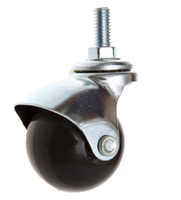 【2英吋】50mm 球型輪 螺絲3分活動 萬向輪