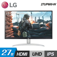 【LG 樂金】27UP600-W 27型 UHD 4K IPS 高畫質編輯顯示器【三井3C】