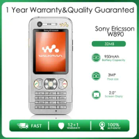 Sony Ericsson W890 Refurbished Original Unlocked 2.0 inches 3.15MP Cell Phone High quality Free shipping refurbished