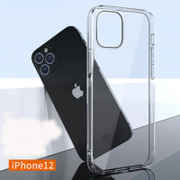 Ultra Thin Phone Case For Iphone 12 11 Pro Mini 6s 6 8 7 Plus 5 5S SE X Xs Max Xr SE 2020 Soft Transparent Cover Silicone Coque