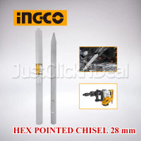 Ingco Mata Bor Bobok Gepeng Pipih Hex Lancip 28 x 530 mm Hexagon Pointed Chisel