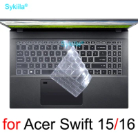 Keyboard Cover for Acer Swift 3 Pro 5 X GO Edge SF315 SF316 SF515 SFA16 SFE16 SFG16 SFX16 Silicone Protector Skin Case 15 16