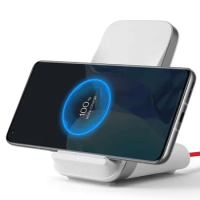 Original OnePlus 9/8 pro Warp Charge 50 Wireless Charger White 50W Max Support Qi PD For One Plus 8 9 Pro Phone