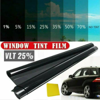 2/3m Black Car Window Foils Tint Tinting Film Car Auto Home Decorate Window Glass Film Solar UV Protector Window Sticker Films
