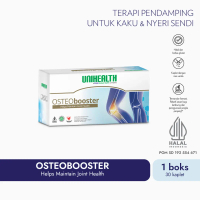 UNIHEALTH Suplemen Osteo Booster Menjaga Kesehatan Tulang Rawan Sendi - 1 box @30 kaplet
