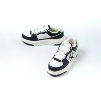 Sepatu MLB NY LINER BLACK IVORY WHITE SNEAKER 100% ORIGINAL 37.5