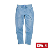 EDWIN JERSEYS迦績 棉彈力錐形褲-男款 石洗藍