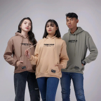 TWENTYFOUR HOODIE JUMPER UNISEX PRIA WANITA PREMIUM M-XXL BORDIR TIMBUL / BORDIR 3D basic katun swea