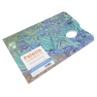Special Gouache Double-sided Acrylic Oil Paint Palette for Students Washable Cardboard Palettes Disposable Pallets Paper