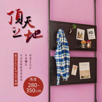 置物架/屏風/多功能網架/掛衣架 【第三代改款】頂天立地烤漆收納架 搭90x42沖孔平面網 送9cm沖孔掛勾10入 dayneeds