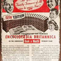 Encyclopedia Britannica Books 12x16 Inch Vintage Retro Decor Metal Tin Sign