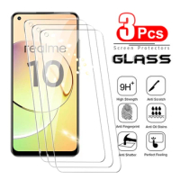 3Pcs Tempered Glass For Realme 7 8 9 Pro 10 Glass Screen Protector For Realme 7i 8i 9i Glass Protective Film