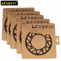 Litepro 130 BCD 9 10 11 Speed Hollow CNC Alloy Single Disc Chainwheel Road Folding Bike Chain Wheel 50/52/54/56/58T Chainring