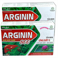 Bổ gan Arginin 800 tỏi đen,ưng bất bạt, cà gai leo, xạ đen bảo vệ gan , làm mát , giải độc , hạ men 
