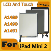 Mini2 LCD or Touch Screen For Apple iPad Mini 2 A1489 A1490 A1491 Assembly Digitizer Front Glass Display Replacement Repair