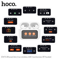 Tai Nghe Bluetooth Hoco EW72 Màn Hình Cảm Ứng Điều Khiển - Chống Ồn ANC Có Mic Đàm Thoại