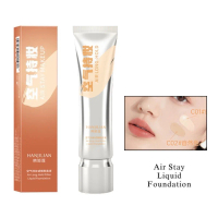Hanjilian Air Long Hold Filter Liquid Foundation 30g Bedak Makeup Waterproof Concealer