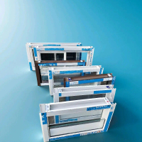 boven kamar mandi gudang 30x60cm kaca zig-zag kusen 3inch kaca 5ml Aluminium Kayu Kitchenware