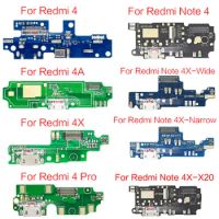 1pcs Charging Flex Cable For Xiaomi Redmi Note 4 4A 4X 5A 6A Pro USB Charger Port Dock Connector Replacement Parts
