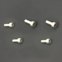 M3/M4*8/10/15/20/25/30/40/50mm Zirconia Ceramic Full Half Thread Round Bolt Allen Head Bolt Inner Hexagon Socket Cap Screw