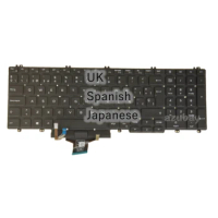 UK Spanish Japan Keyboard for Dell Latitude 5500 5501 5510 5511 Precision 3540 3541 3550 3551 0V35F8 0XT0PR 0XPYPV RW0XP Backlit