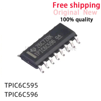 ชิป TPIC6C595, ใหม่ 100%, TPIC6C596, TPIC6C596DR, 6C959, ซีพียู Sop-16, ส่วนประกอบอิเล็กทรอนิกส์, วง