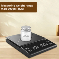 USB Charge Kitchen Scale 0.1g Digital Coffee Scale With Timer Pour Over Drip Espresso Balance Precision Milk Food Cooking Baking