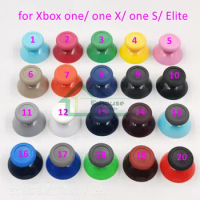 2pcs Thumbstick Grip For Xbox One Series S / X Controller 3D Analog Cap For Xbox One Elite Joysticks Cap Cover Solid Buttons