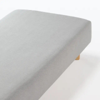 【MUJI 無印良品】棉天竺床包/Q W155×L185×D35 cm 附鬆緊帶(共4色)