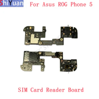 SIM Card Reader Board Flex Cable For Asus ROG Phone 5 ZS673KS 5S ZS676KS 5 Pro Sim Card Reader Replacement Parts