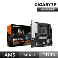 【GIGABYTE 技嘉】技嘉 B650M GAMING WIFI 主機板+十銓 16G/5600 T-CREATE CLASSIC 記憶體(組合包12-2)