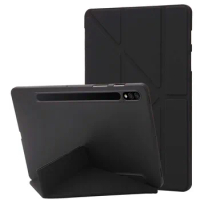 Cute Tranform Stand Case for Samsung Galaxy Tab S7 FE 5G SM-T730 T733 T735 T736 T736B 12.4" S7FE Soft Silicon Shockproof Cover