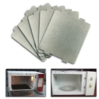 1/5/10pcs Universal Microwave Oven Mica Sheet 0.04mm Insulating Properties For Using In Home Appliances Kitchen Supplies
