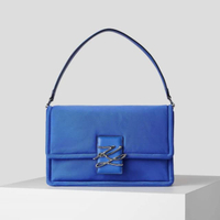 กระเป๋า รุ่น K/AUTOGRAPH SOFT LARGE SHOULDER BAG สี STRONG BLUE