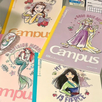 【KOKUYO】Campus 國譽迪士尼 聯名裝訂B5筆記本 系列隨機出貨(小美人魚 美女與野獸 胡迪巴斯 三眼怪)