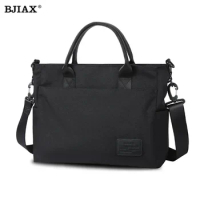 BJIAX Men Briefcase Business Commute Large Capacity Office Tote Simple and Durable One Shoulder Crossbody Men Computer Bag