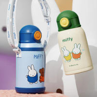 【Miffy 米飛】米菲兔316不鏽鋼一杯雙飲保溫杯500ML