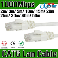 สายแลนสำเร็จรูป CAT6 , สายแพทคอร์ด Cat 6 Patch Cord , Ethernet Cable High Speed RJ45 CAT6 Network LAN Cable  2m / 3m / 5m / 10M / 15m / 20m / 25m / 30m / 40m / 50m 2 เมตร