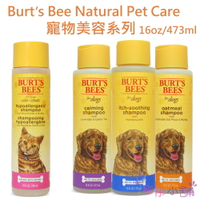 【彤彤小舖】Burt's Bees Natural Pet Care 寵物美容系列 寵物洗毛精 無香精 475ml