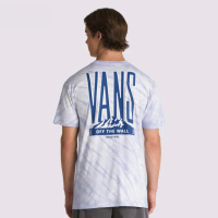 【VANS 官方旗艦】Peaked 男女款紫色紮染短袖T恤