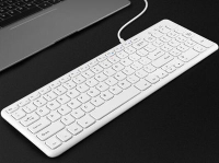 巧克力鍵盤有線臺式電腦筆記本USB外接家用辦公蘋果無線小鍵盤