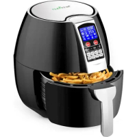 Air Fryer Oven - Oilless Convection Power Multi Cooker with Digital Display and 3.7 Qt Capacity - Perfect for Baking