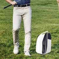 Portable Golf Shoe Travel Bag Breathable Zippered Golf Shoes Carry Bag Sport Shoes Bag Golf Accessories For Golf Travel