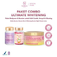 Noera Paket Combo Ultimate Whitening | Glow Me Skin Improve Formula & Glutha Booster Improve Formula