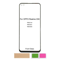 Front Glass Touch Screen Panel for OPPO Realme X50 5G RMX2144, Replacement Repair Phone Parts