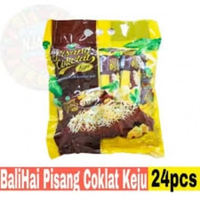[ ISI 24 pcs x 10g ] Bali Hai Kue Bolu Pisang Coklat Keju Viral Snack Santai Cemilan Santai Lebaran 